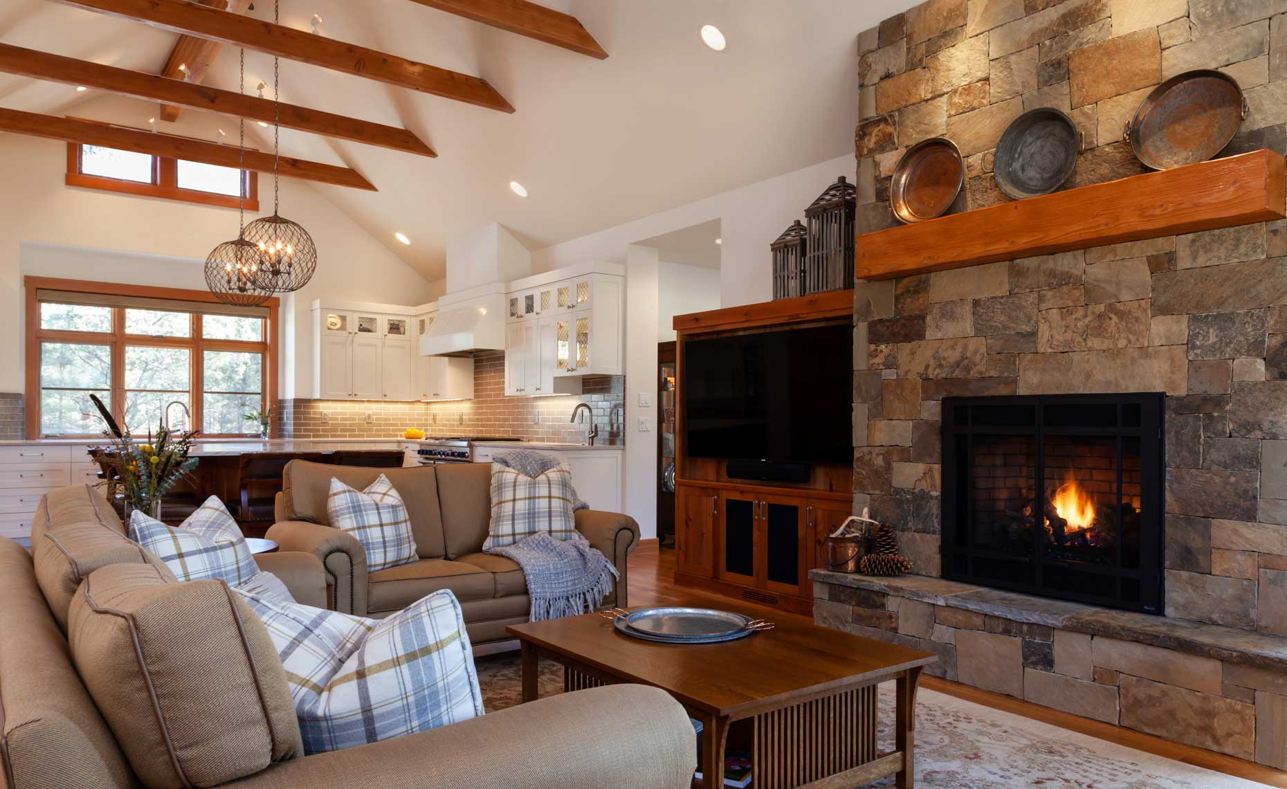 Modern-Ranch-Home-Stone-Fireplace