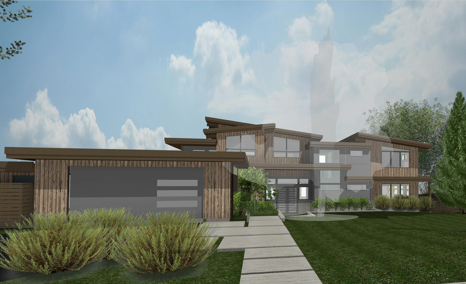 Riverfront modern home Bend OR